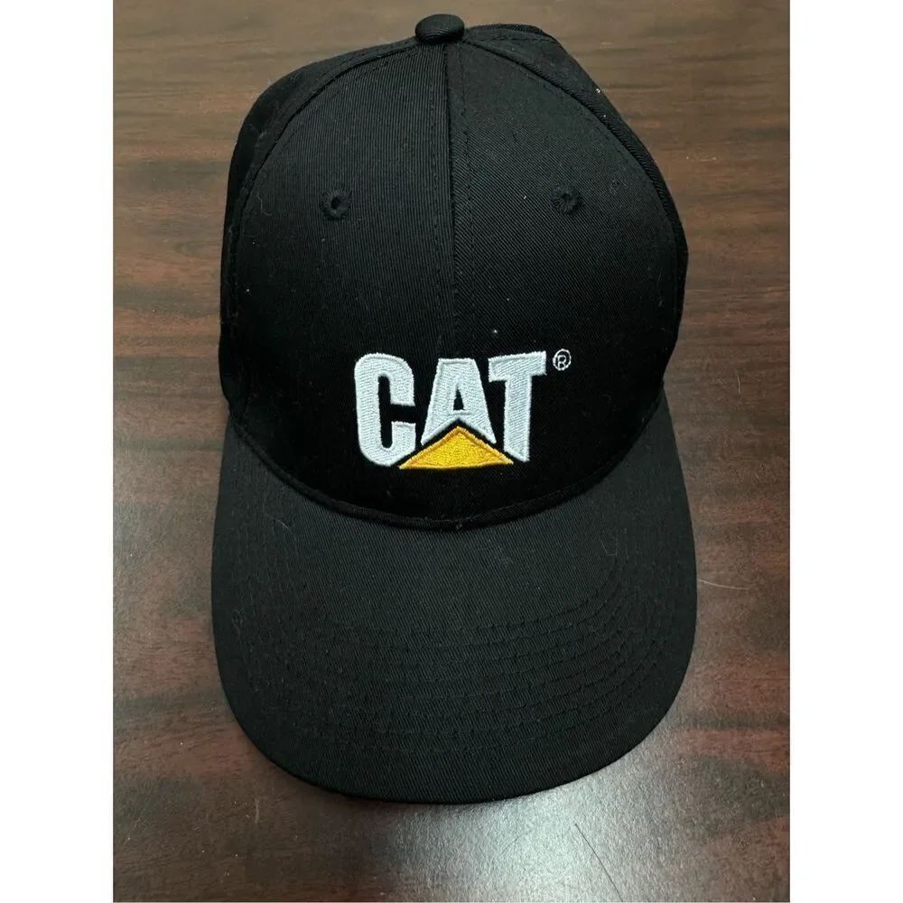 CAT Black Adjustable Hat
